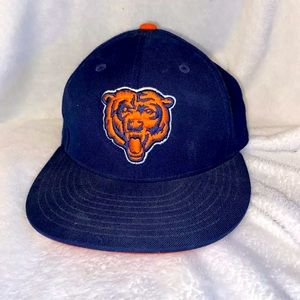 Chicago Bears Mitchell & Ness Fitted 100% Wool